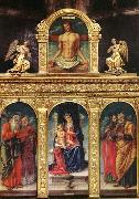 Virgin Enthroned with the Child on her Knee Bartolomeo Vivarini